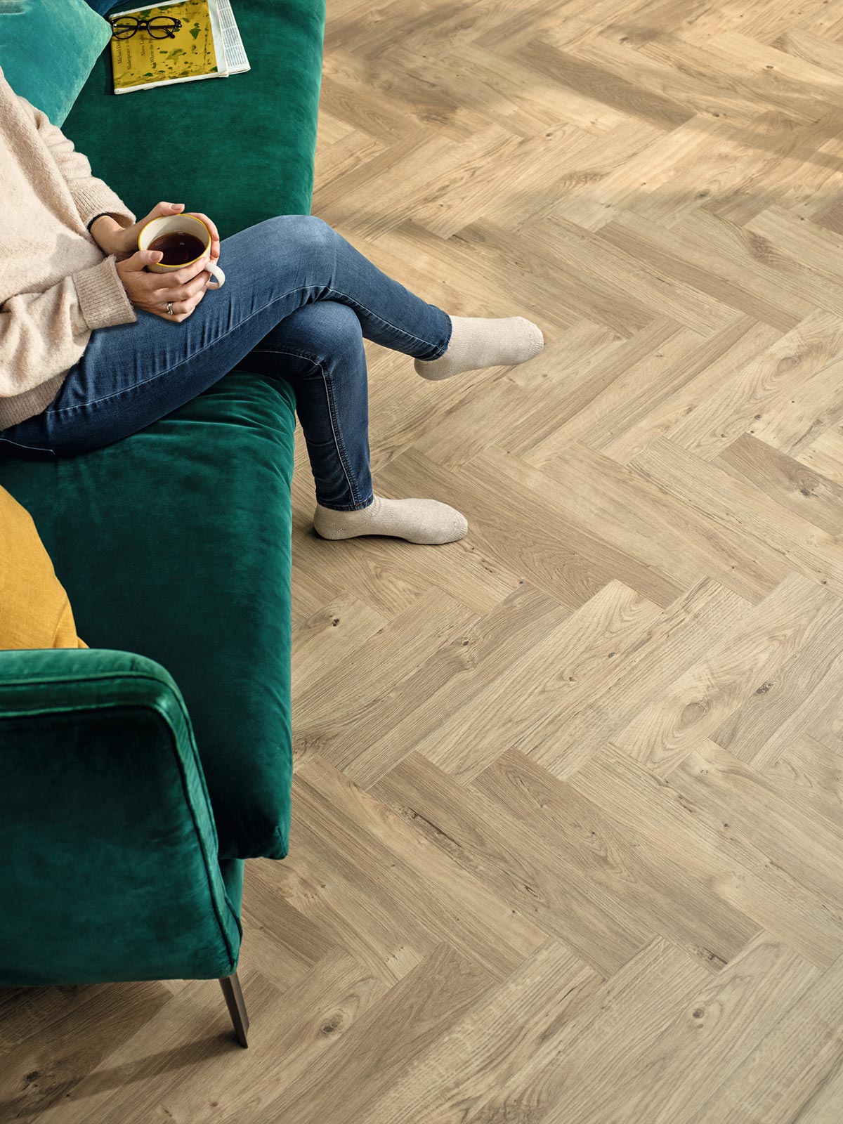 Dried Willow in Parquet: LVT Flooring from the Amtico First Collection